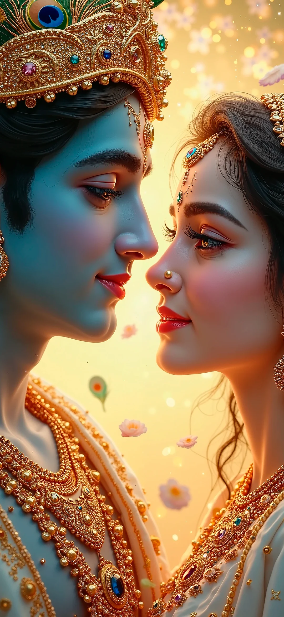 Indian couple in national dress