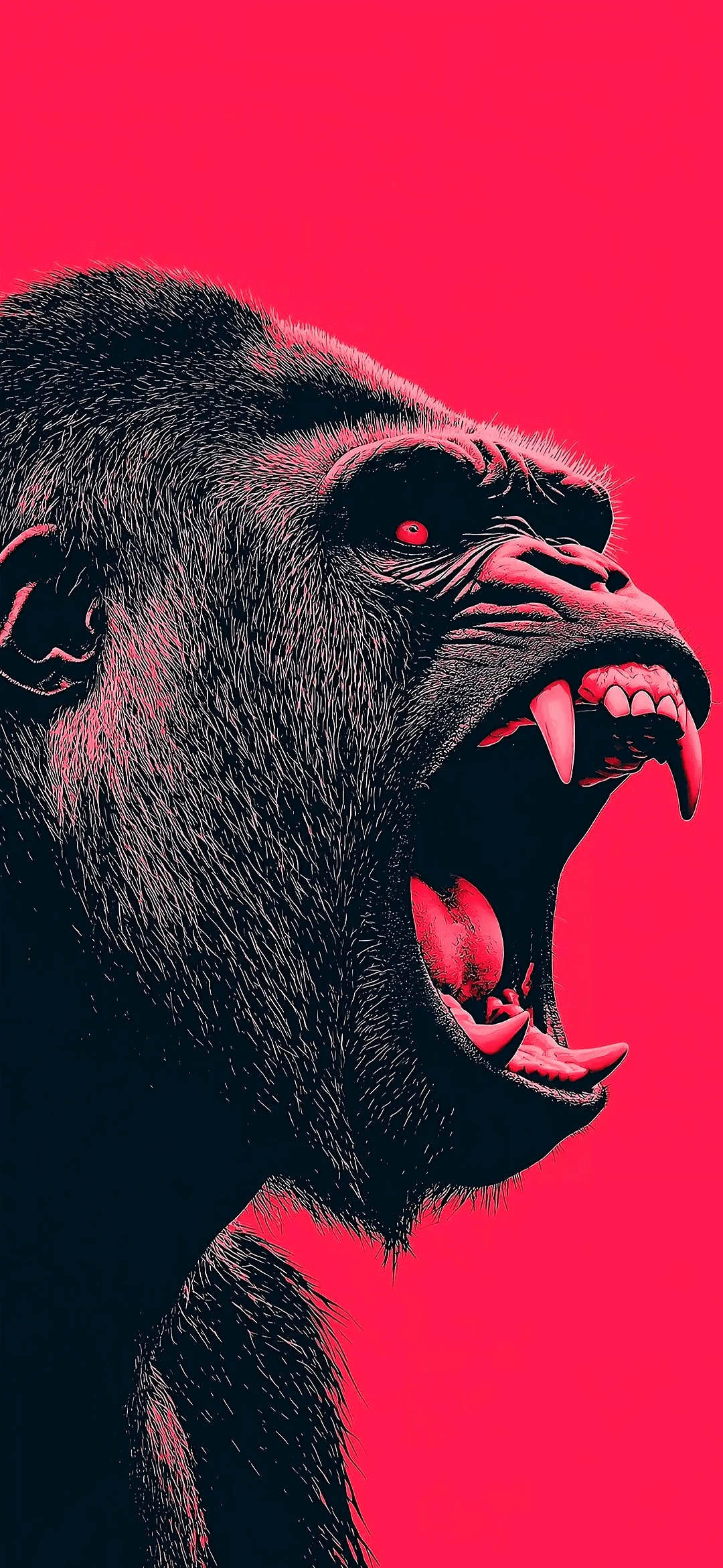 Angry Gorilla Wallpapers – HD Fierce Animal Art Backgrounds