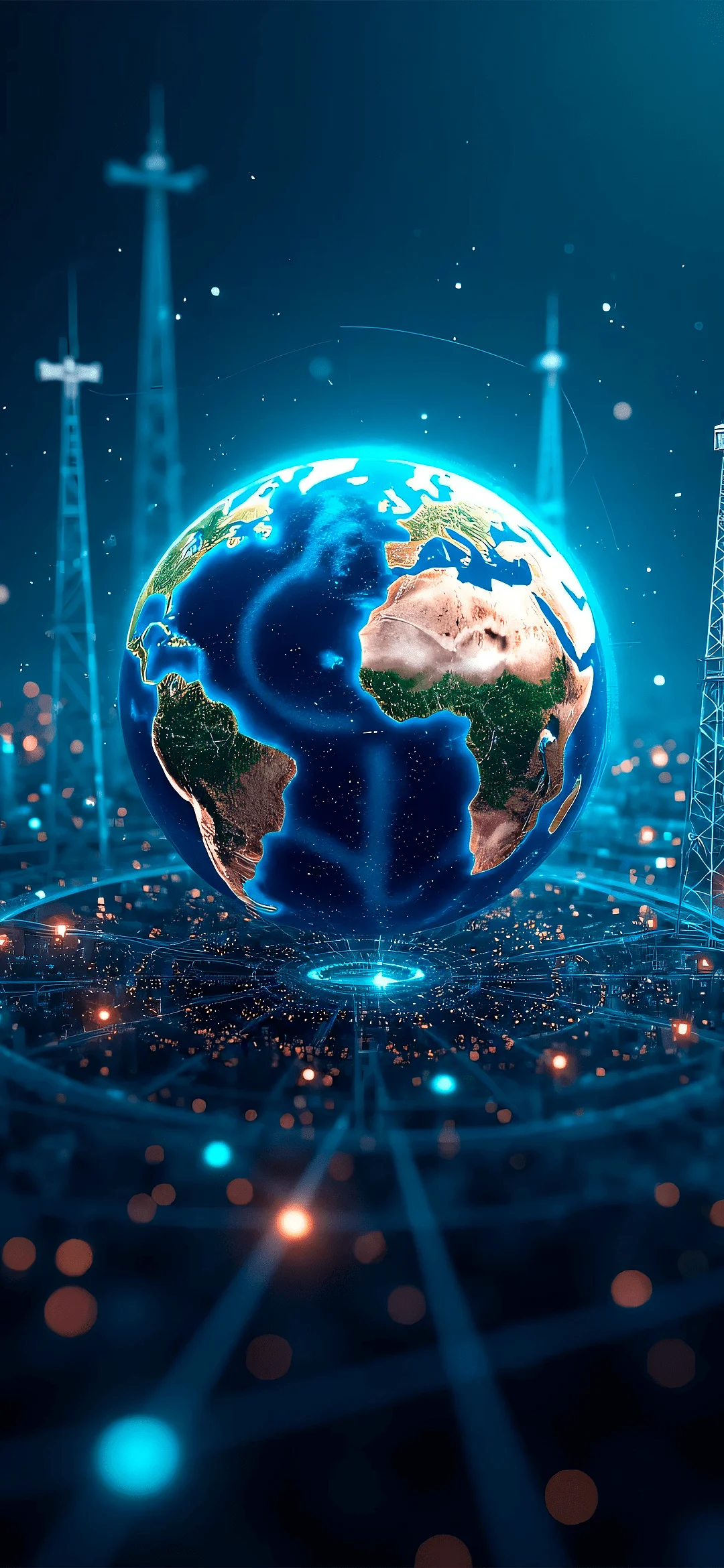 Earth in space wallpaper