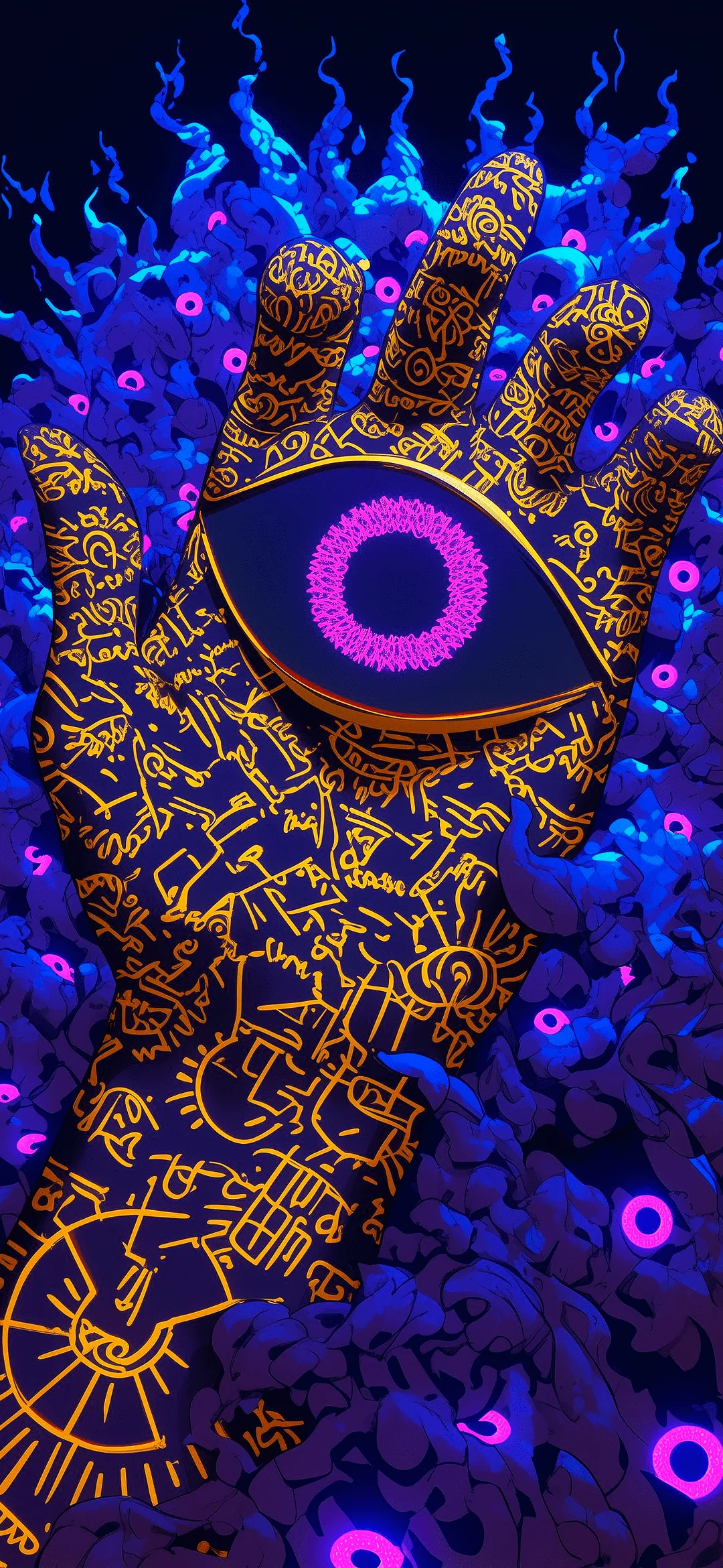 Hand with an Eye Wallpapers – Mystical Symbol HD Art