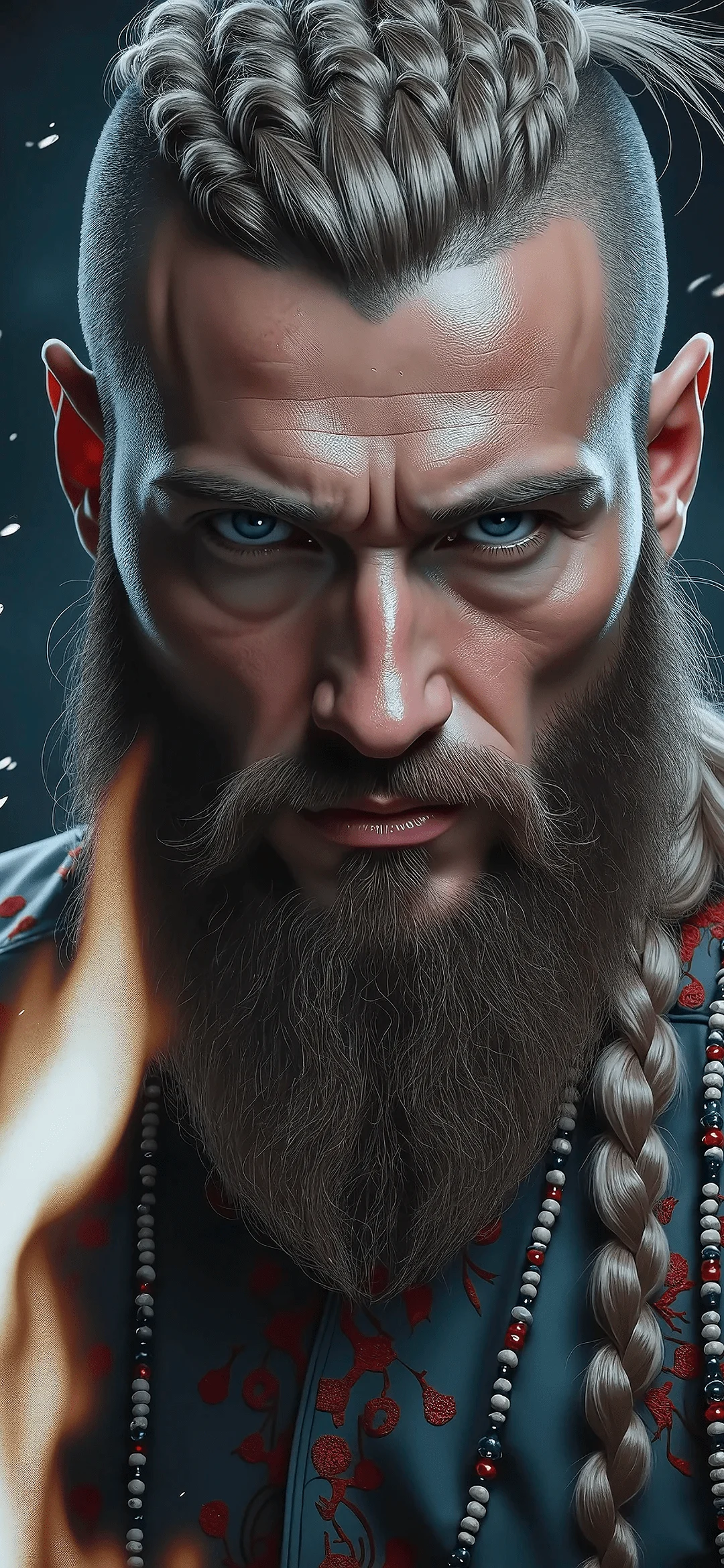 Portrait of a Viking wallpaper