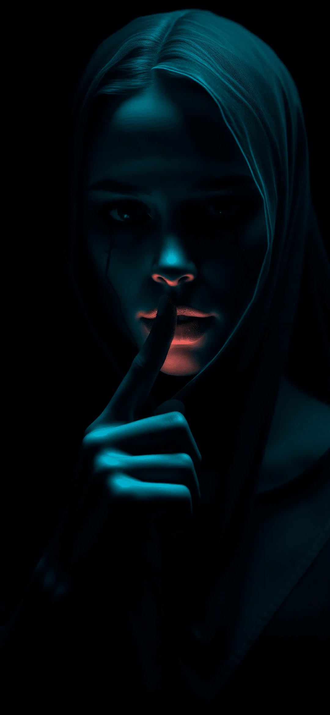 Portrait of a girl at dusk