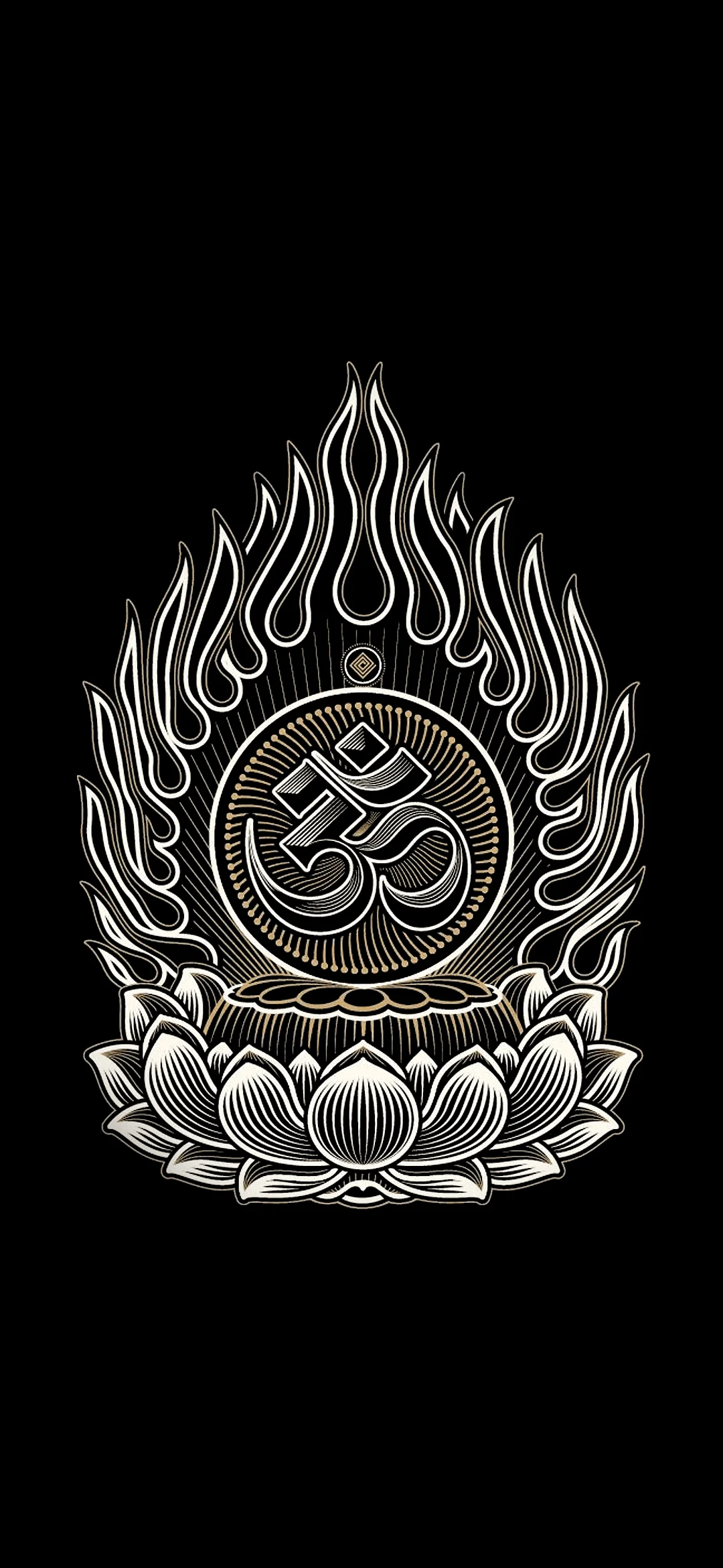 The OM sign symbol – spiritual and meditation icon
