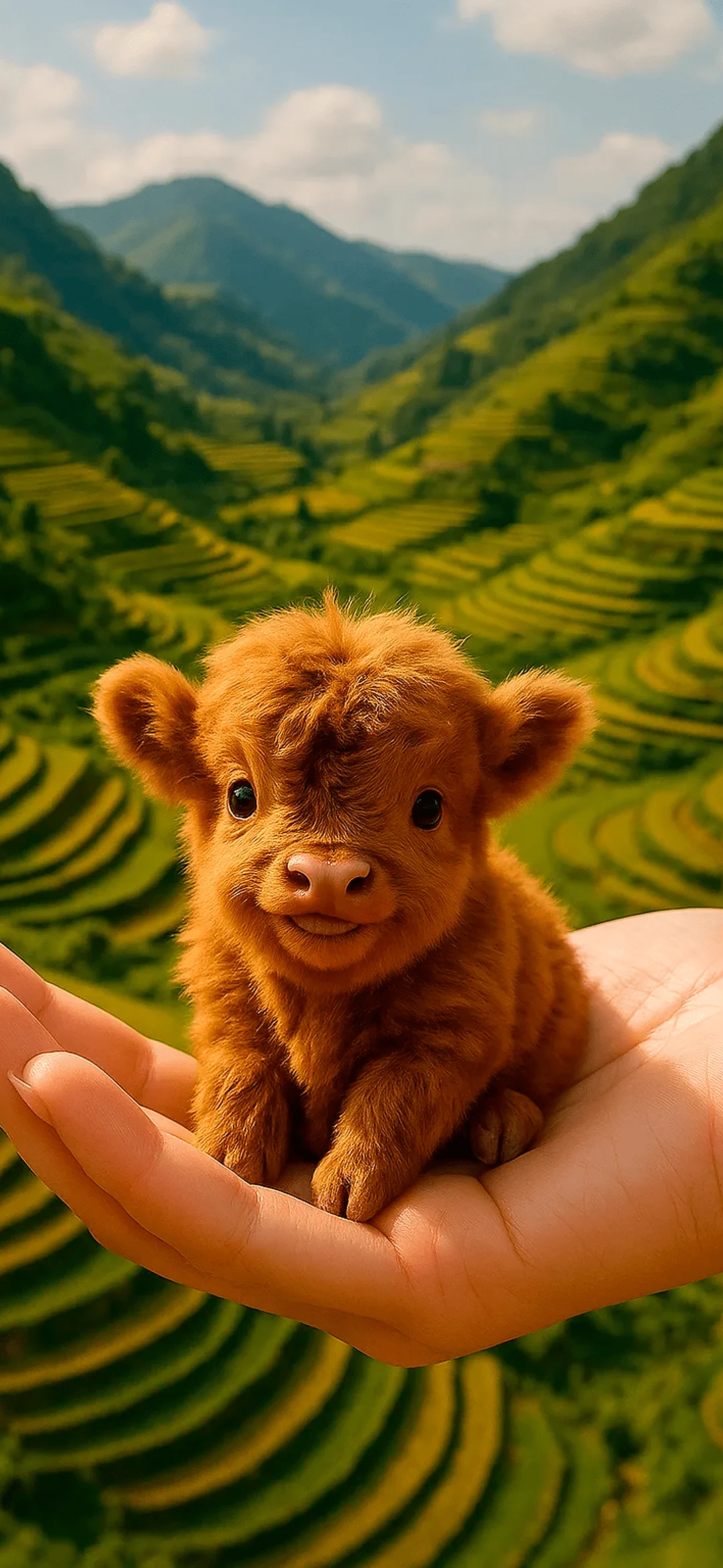 Mini cow wallpaper, Animal Wallpapers