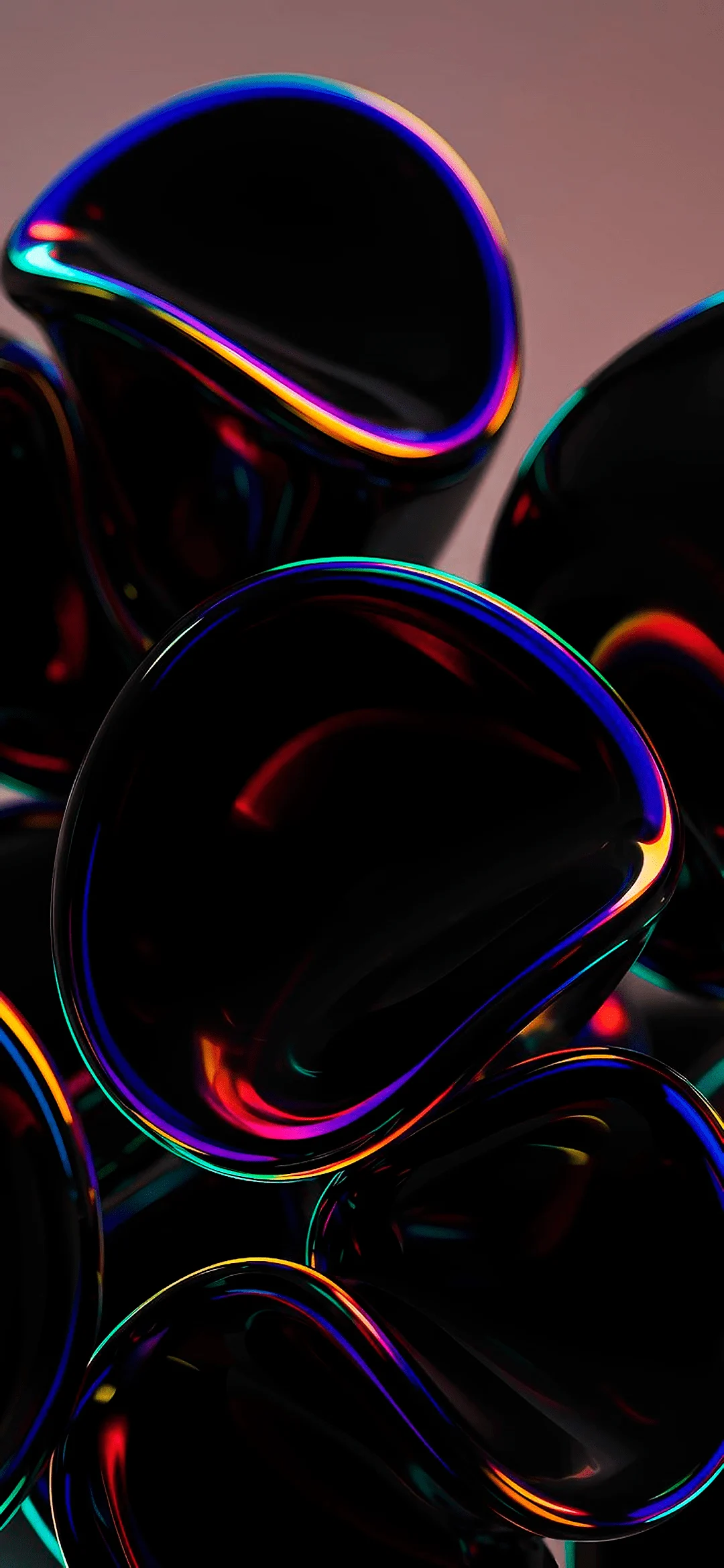 Abstraction of multi-colored balls wallpaper hd