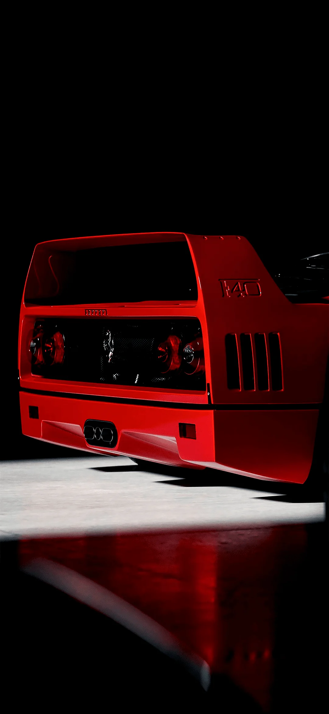 ferrari f40 wallpaper hd – iconic supercar art background