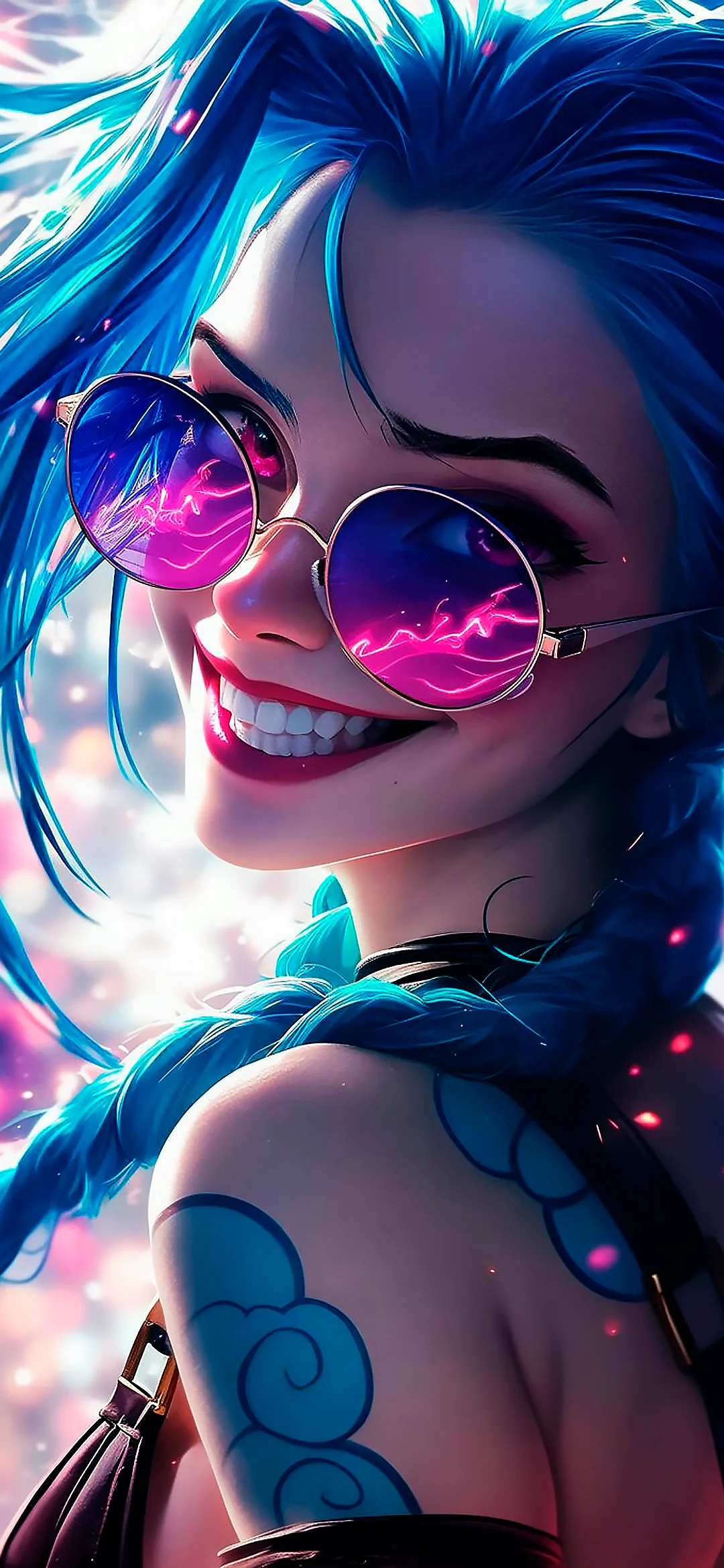 Jinx Wearing Glasses wallpaper HD
