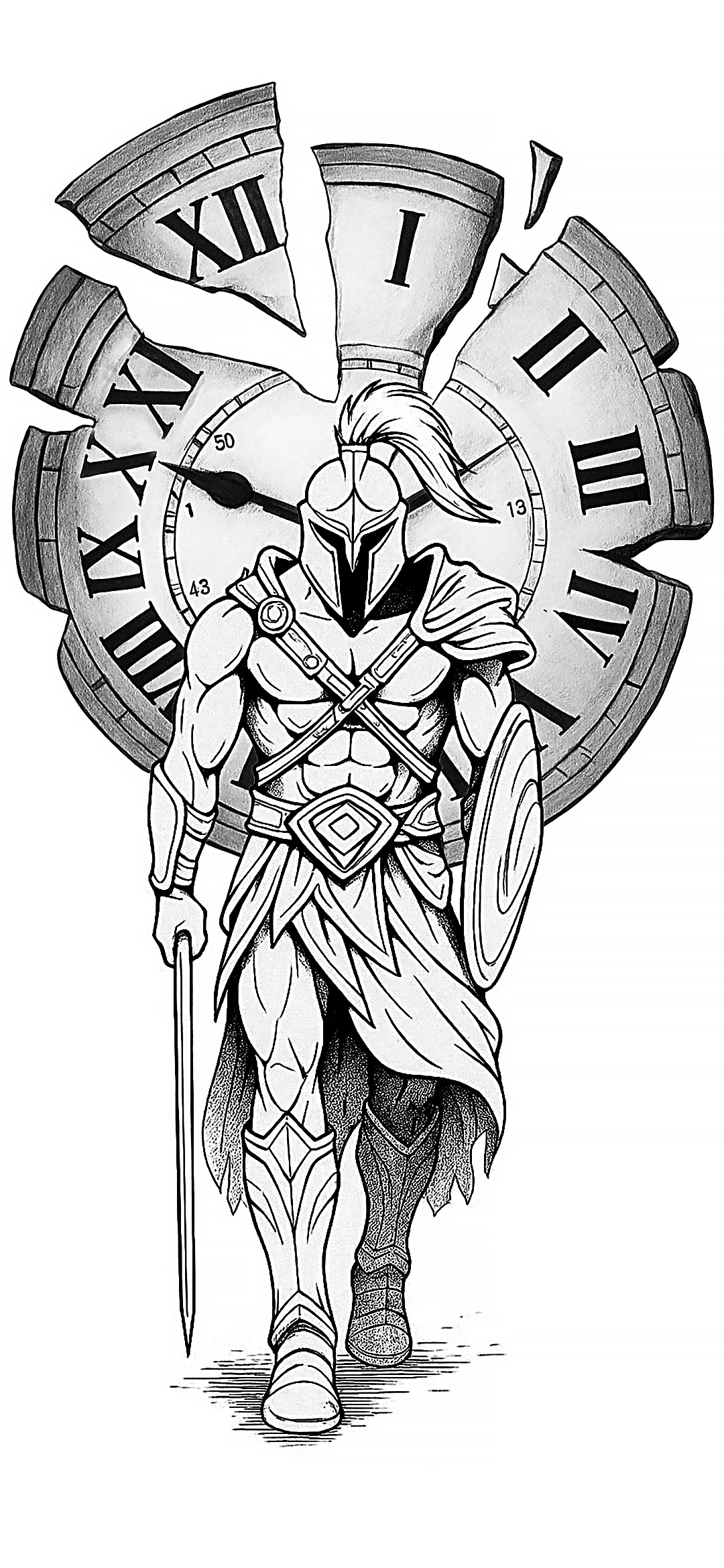 Spartan with a Broken Watch wallpapers hd