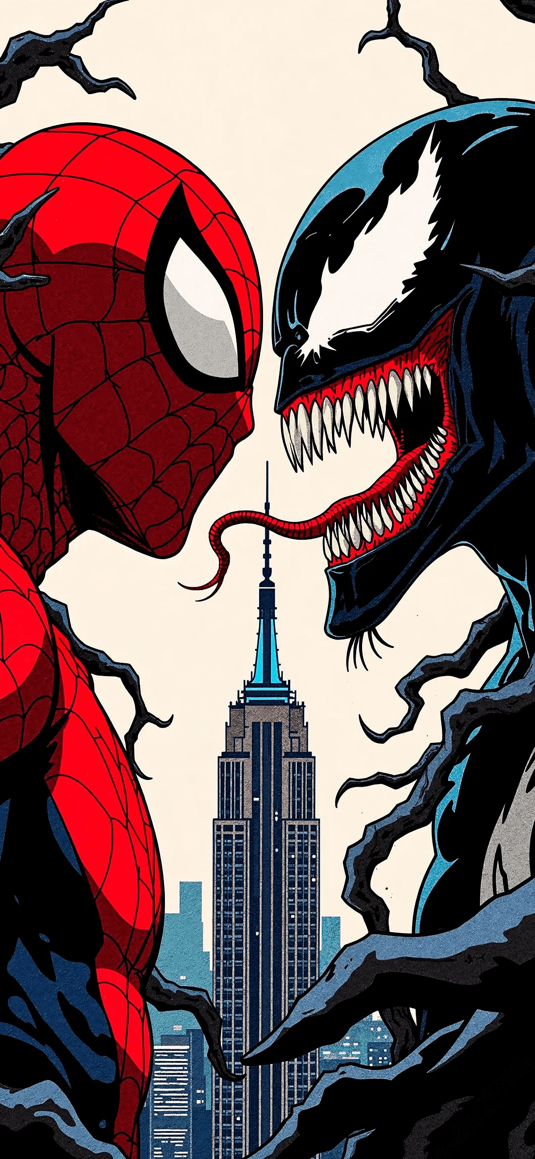 Spiderman vs Venom wallpapers hd