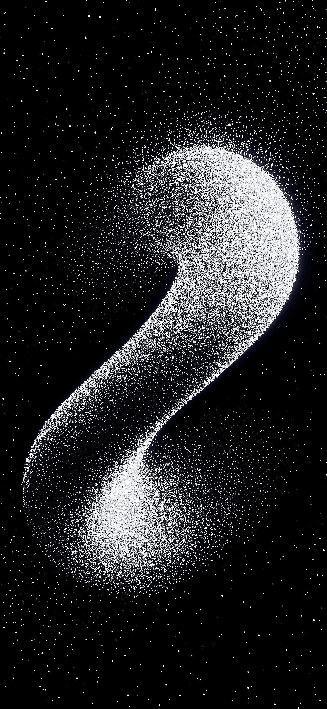 Close-up of white and black sand mixing in natural wavy patterns for a unique abstract background