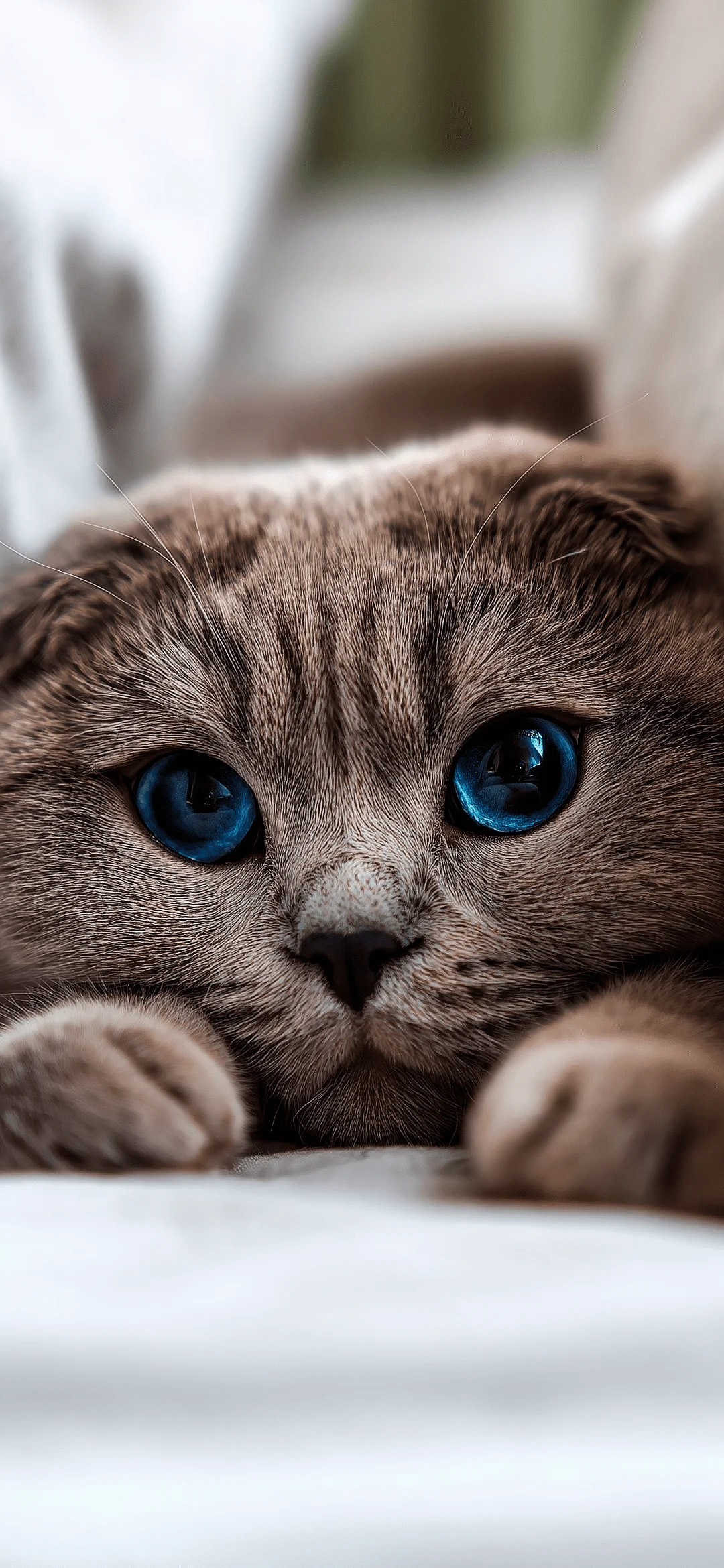 Cat with blue eyes wallpaper hd
