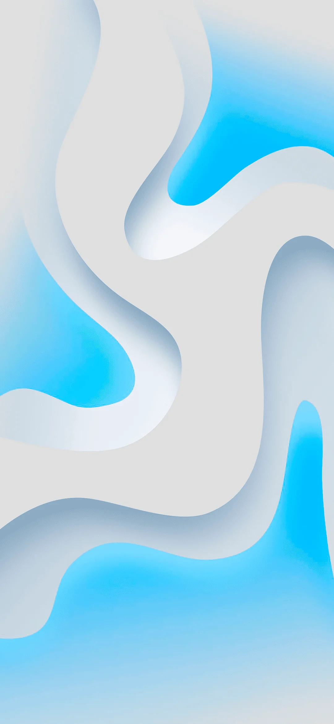 Milky blue abstraction wallpaper