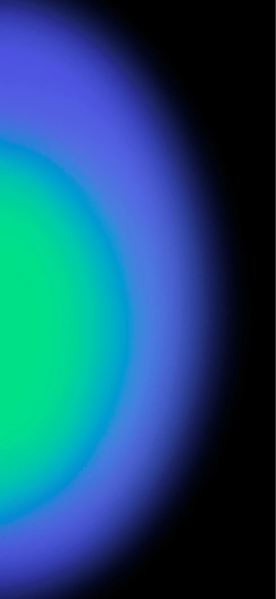 Purple green circle wallpaper for phone