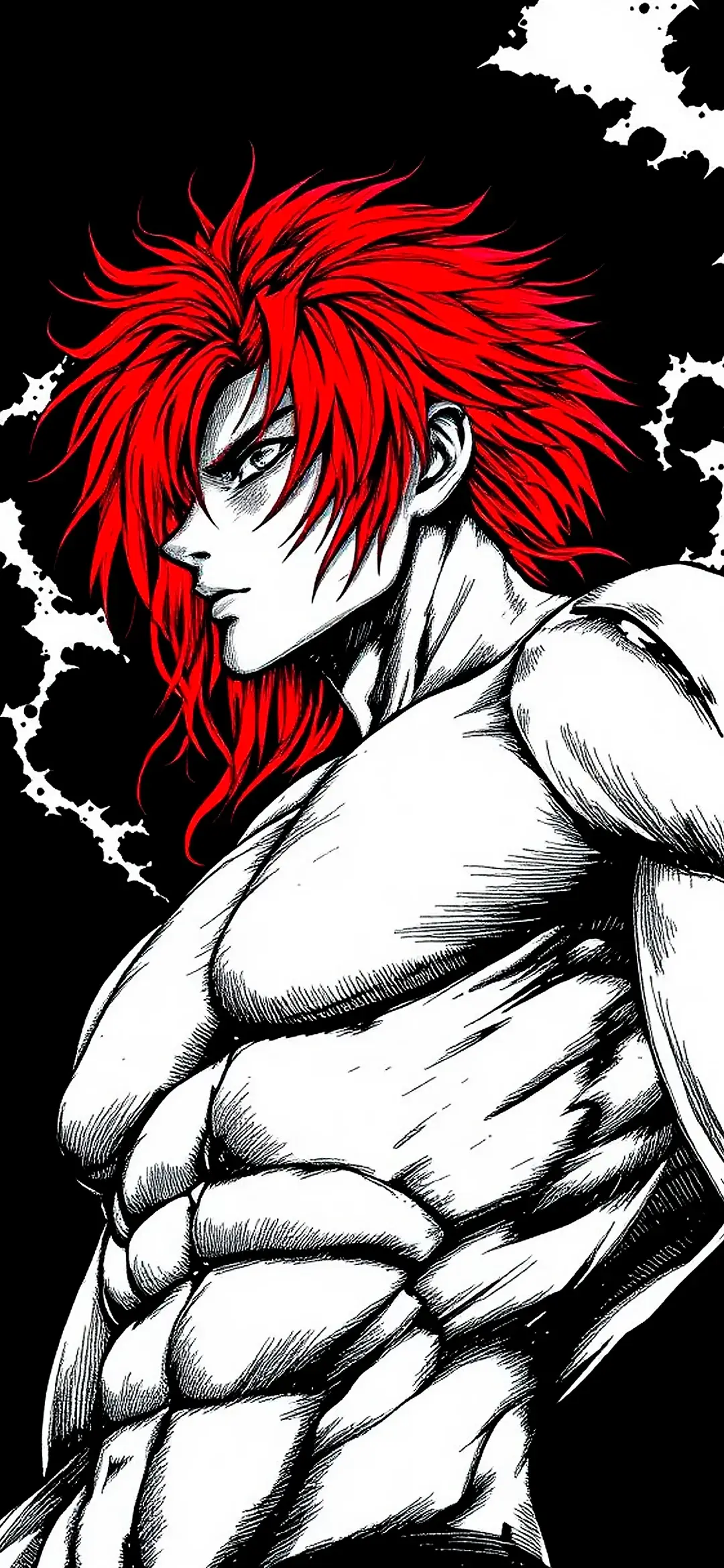 Anime pumped up man wallpaper