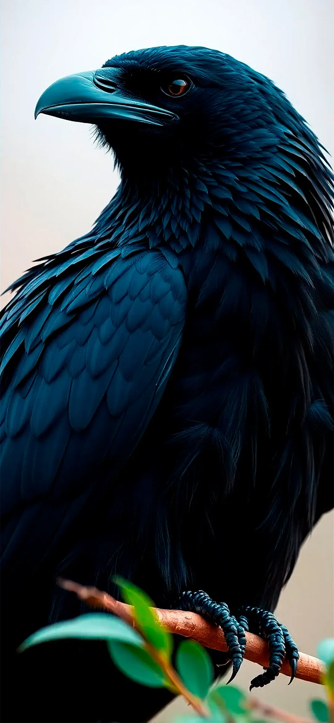 Black raven wallpaper