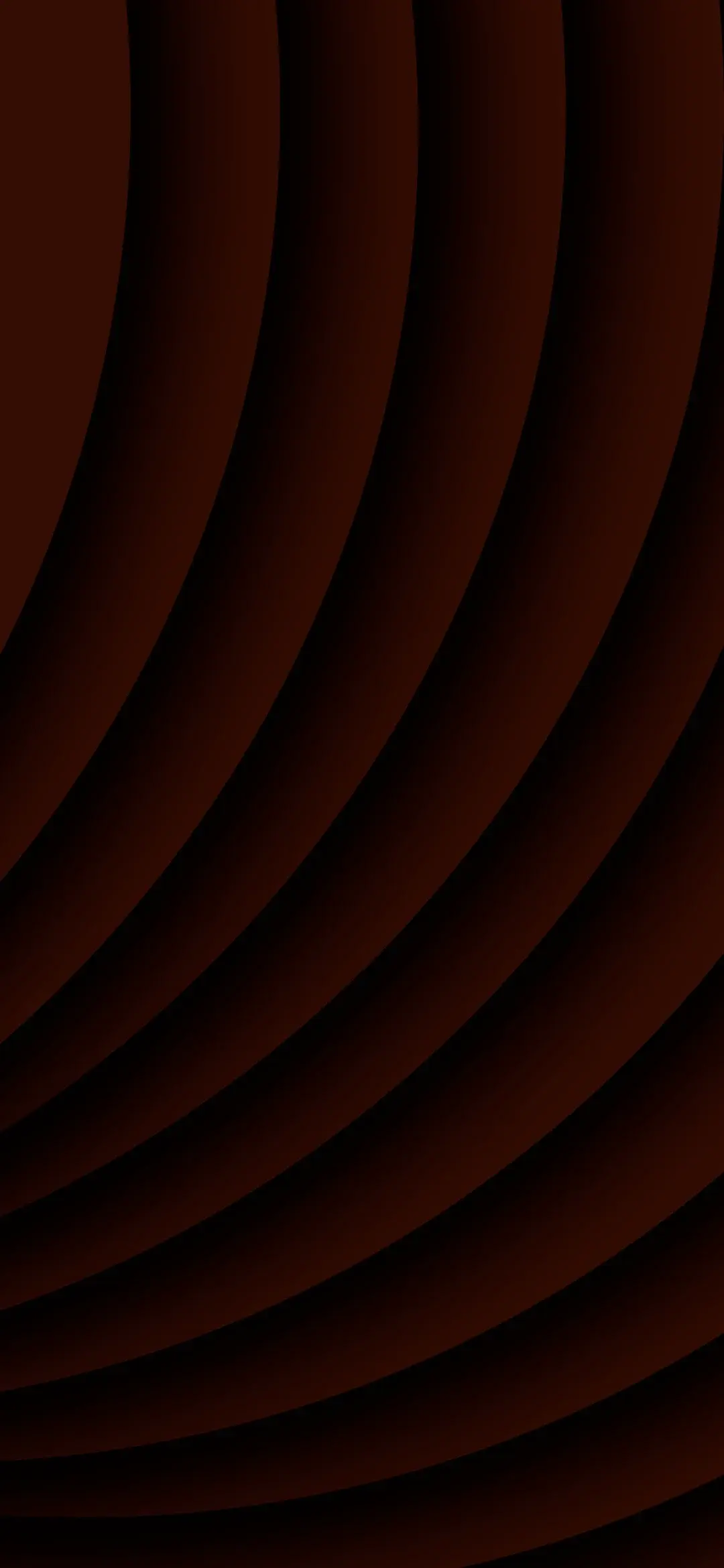 Deep Brown Layered Curves Wallpaper