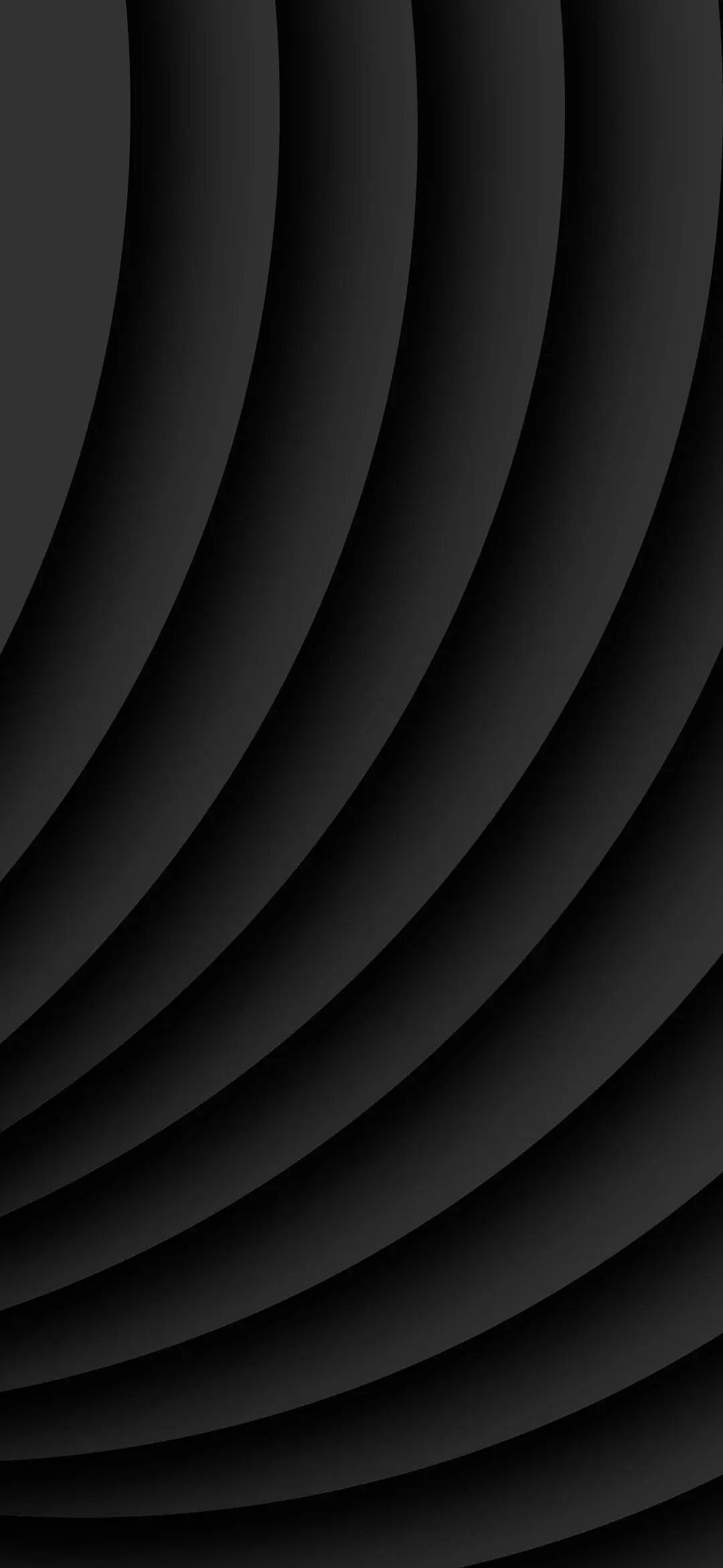 Deep Grey Layered Curves Wallpaper