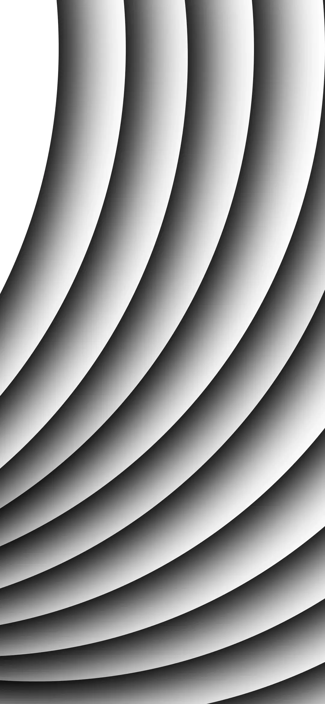 Deep White Layered Curves Wallpaper