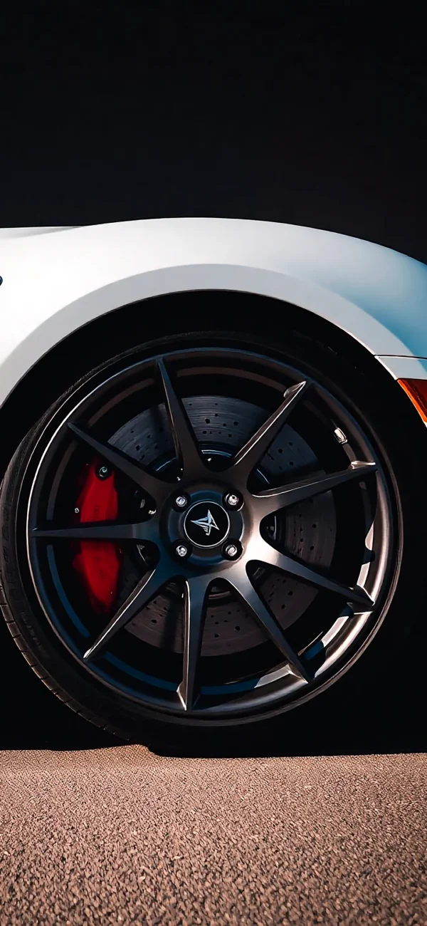 Gray sports car wheel wallpaper HD