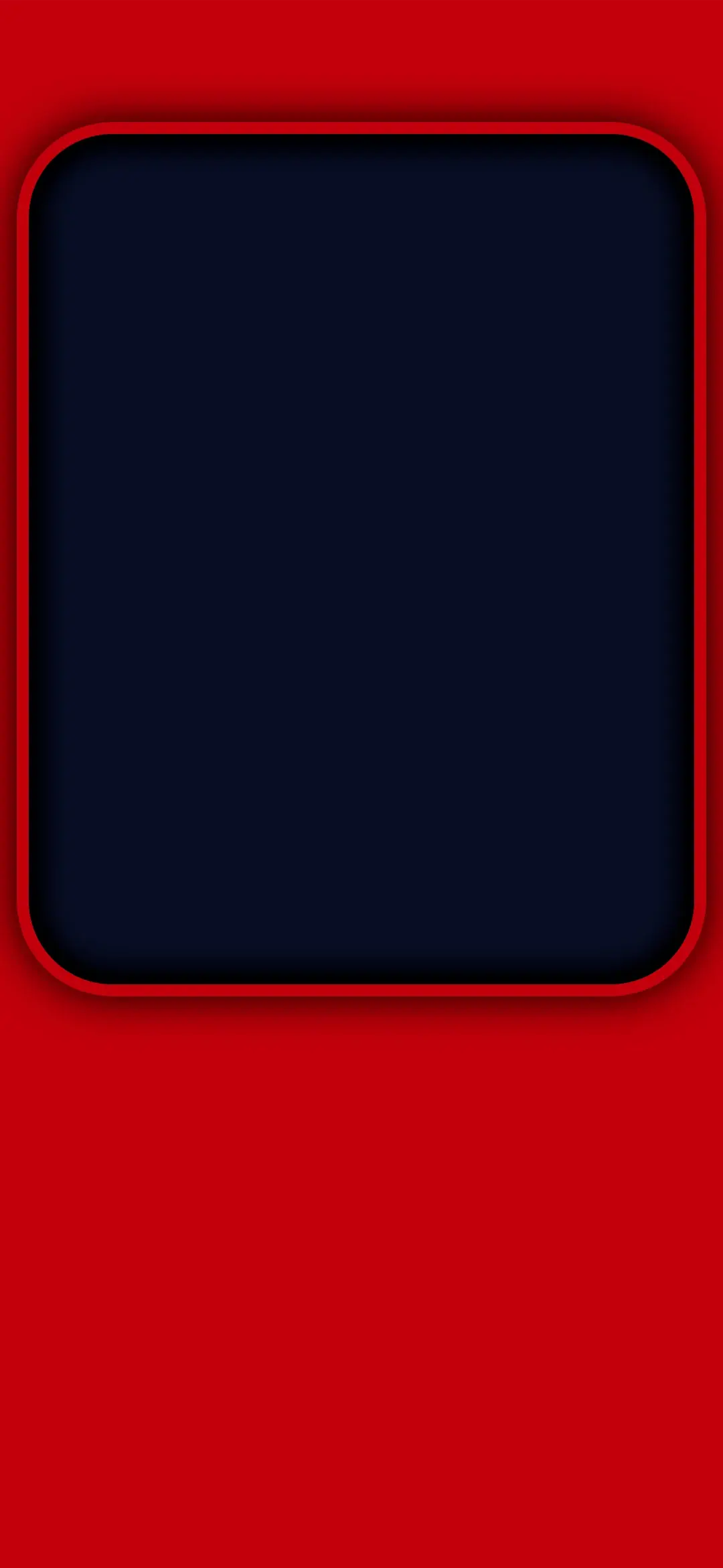 Minimalist Red Frame Wallpaper