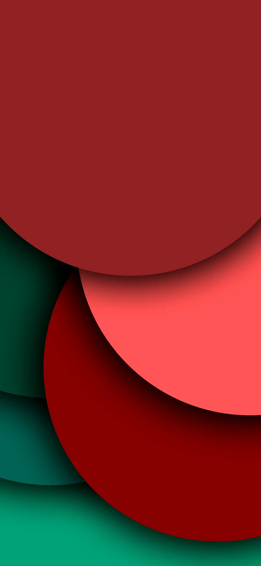 Red and green colors abstraction 2026 wallpaper