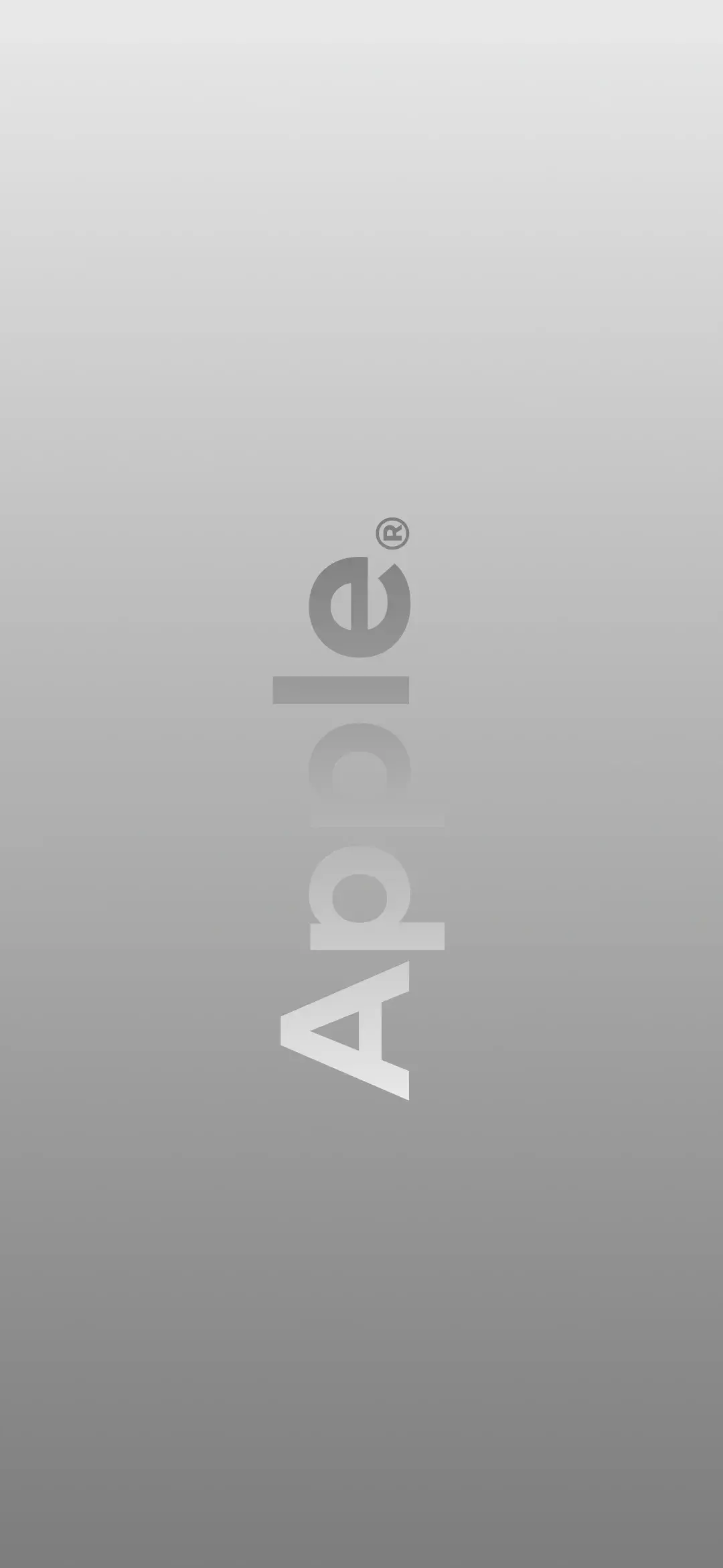 Minimalist Grey Apple Brand Wallpaper