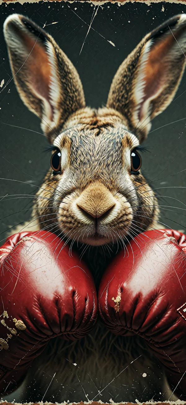 Boxing Rabbit Wallpaper