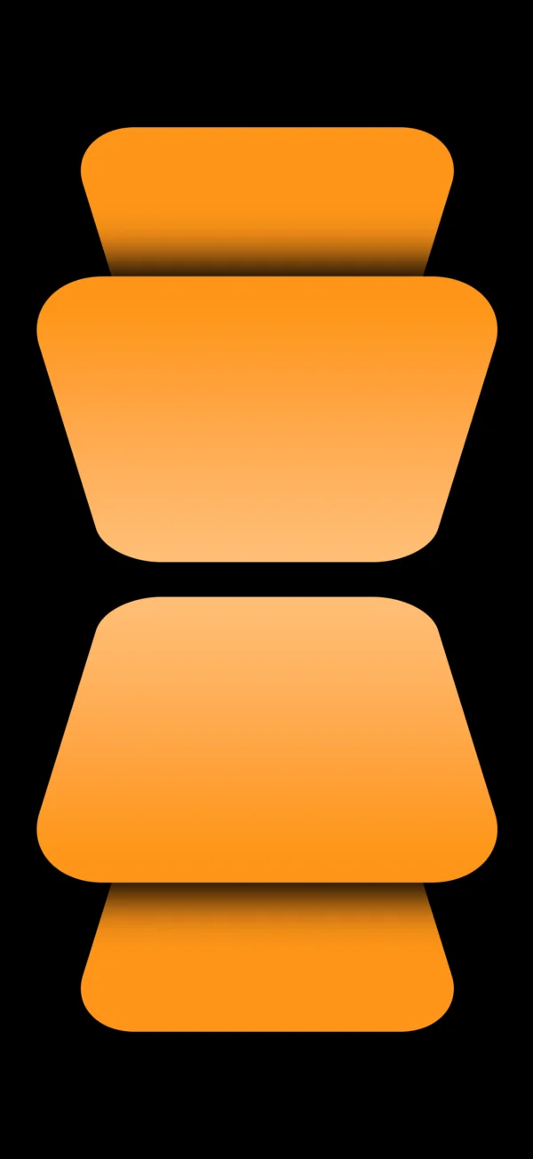Minimal Orange Abstract Wallpaper Modern HD & 4K