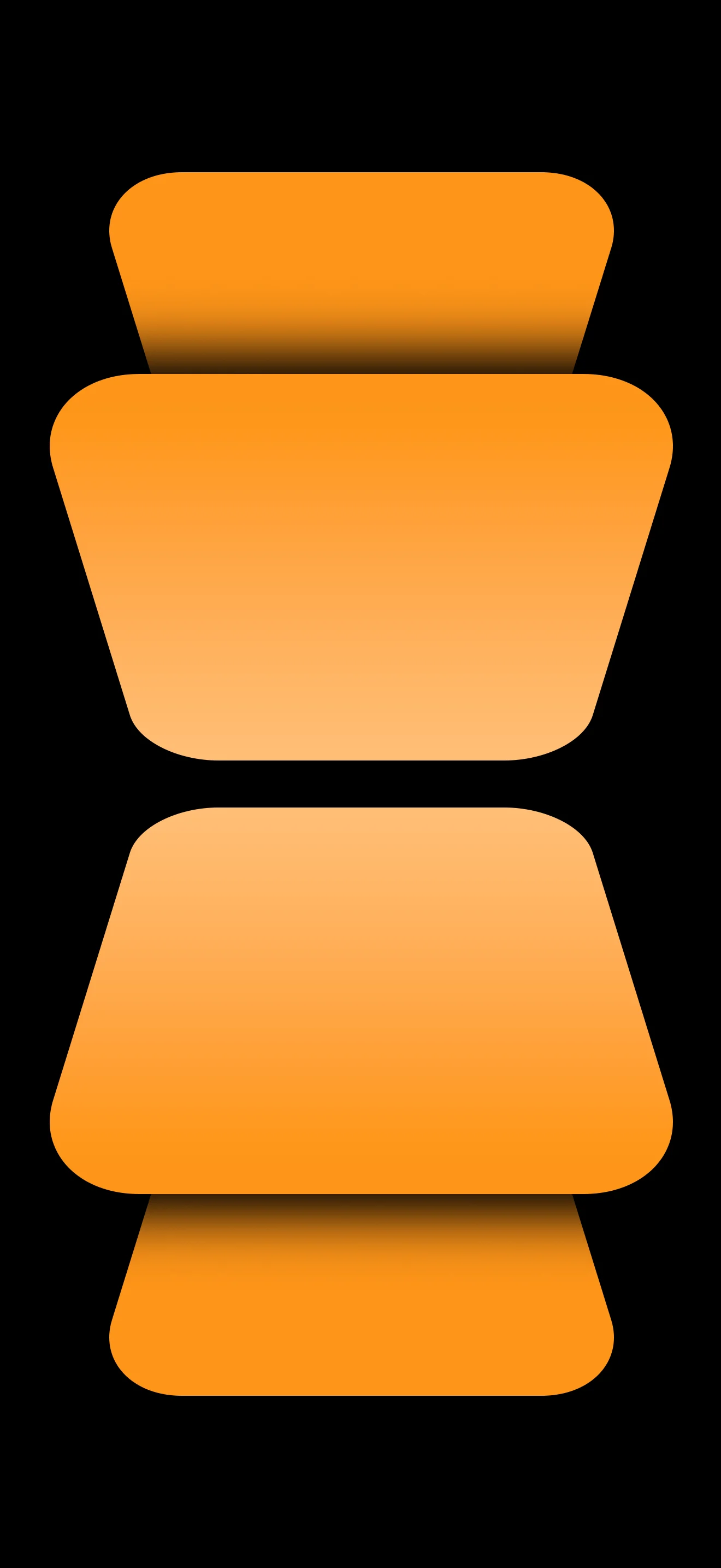 Minimal Orange Abstract Wallpaper Modern HD & 4K