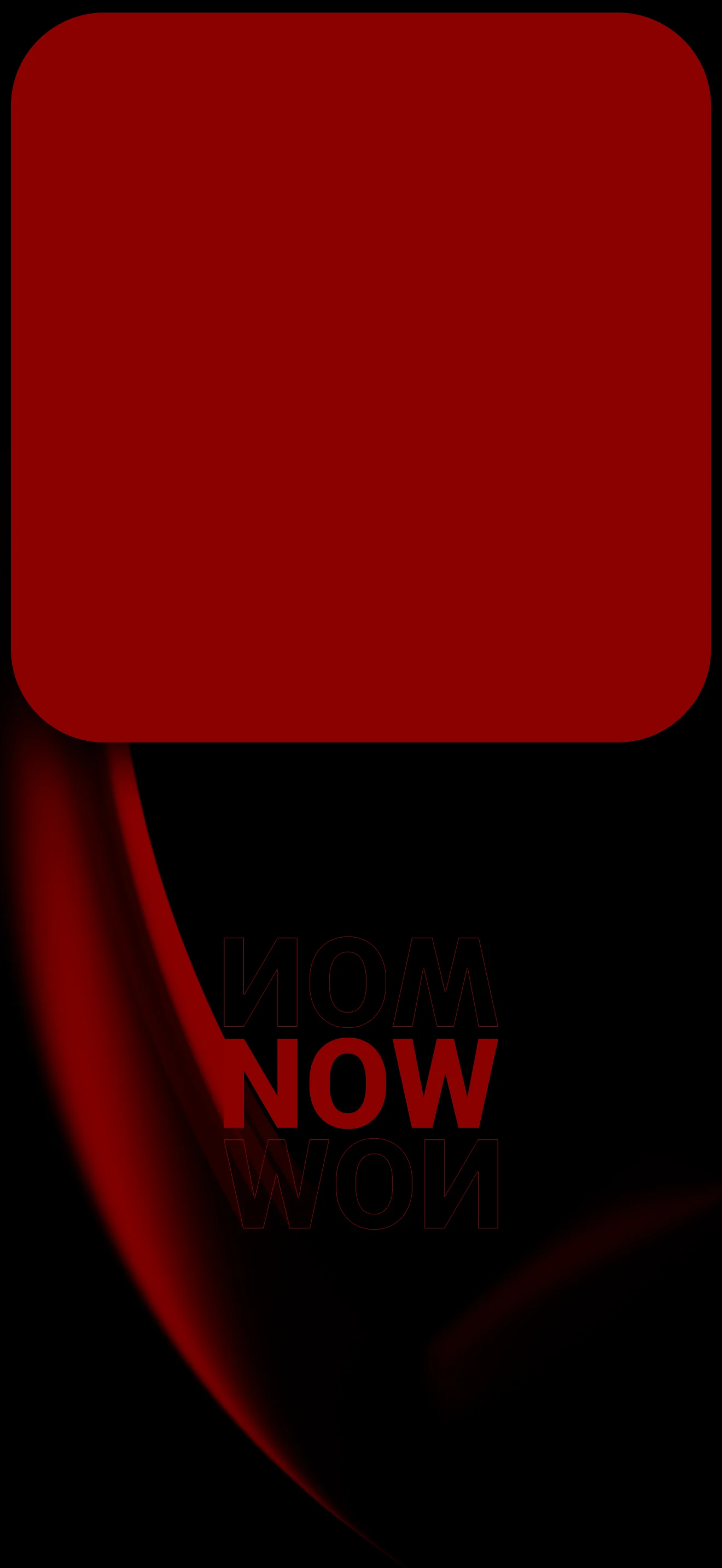 4K NOW Motivation Wallpaper Dark Red 2340x1080