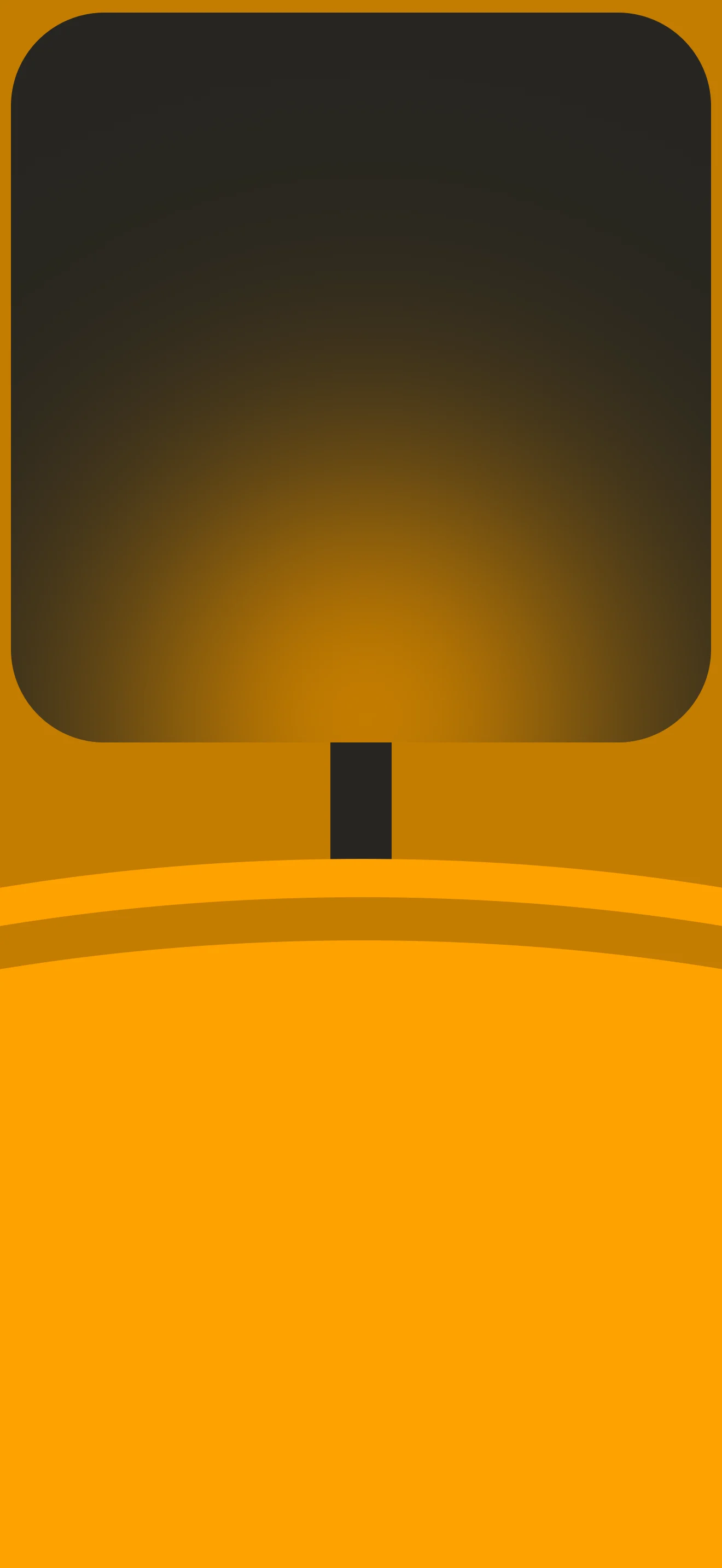 4K Orange iMac Monitor Setup Wallpaper 2340x1080